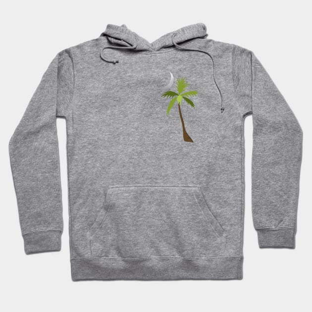 South Carolina - Palmetto and Moon Hoodie by Not Too Shoddy